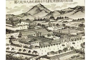 京都岡崎公園 内国勧業博覧会絵図 明治28年