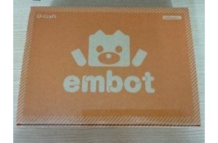 段ボールでできたembotの箱